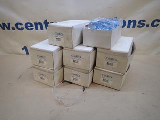(8) Boxes Of Dentec Clear Safety Glasses (J-1-1)