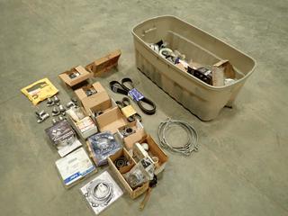 Exhaust Clamps, Regulator, NGX Spark Plugs, Brake Adjustors Kit, Gauges, Oil Seal Kits, Belts, Valves, Cam Kit And Assorted Supplies (P-1-1)