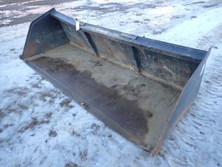 Tomahawk 8 Ft. Snow Bucket *Note: Cracks And Dents, Requires Repair* (E-F)