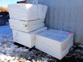 Qty Of Styrofoam Insulation Including: (3) Pks 2 Ft. X 4 Ft. X 2 In. And (1) Pk 4 Ft. X 4 Ft. X 2 In. (E-F)