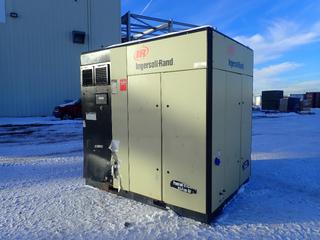 Ingersoll Rand IRN200H-0F 266A 460V 3-Phase 150 Max PSI Rotary Screw Air Compressor *Note: Running Condition Unknown, Door Slightly Damaged, Buyer Responsible For Loadout* (E-F)