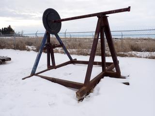 10 Ft. X 128 In. X 9 Ft. A-Frame Hydraulic Reel Stand (W-F)