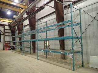 Pallet Racking Includes: (5) 14 Ft. X 4 Ft. Up Rights, (22) 13 Ft. Cross Beams, (33) 46 Ft. X 4 Ft. Shelves. *Note: Buyer Responsible For Dismantle And Removal, Item Cannot Be Removed Until Tuesday, March 12th Unless Mutually Agreed Upon* 