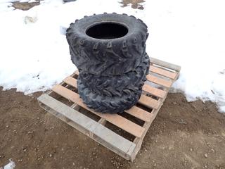 (2) 25X8-12 And (1) 25X10-12 ATV Tires (Row-4)