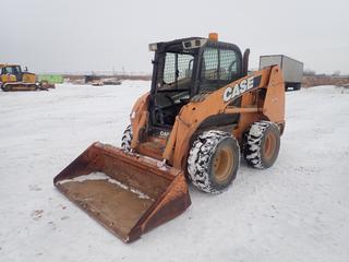 2011 CASE SR220 Skid Steer c/w FPT Industrial 3.2L Diesel, Aux Hyd, 2-Spd, Q/A, ISO/H-Drive w/ Built In Bucket Controls And 12-16.5IND Tires. Showing 3939hrs. PIN JAFSR220EBM431532. SN NBM431532 *Note: No Door*