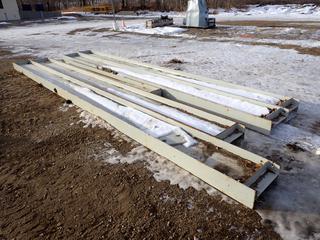 (3) 20 Ft. X 16 In. X 7 In. And (1) 22 Ft. X 16 In. X 7 In. Steel Beams (W-F)