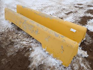 (2) 10 Ft. X 16 In. X 19 In. Jersey Barriers (Row-3)