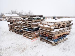 Qty Of Assorted Used Pallets *Note: Buyer Responsible For Loadout* (N-F)