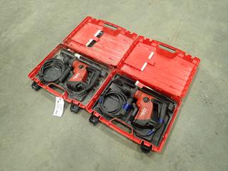 (2) Hilti TE6-S 650W 120V Rotary Hammer Drills w/ Hilti Cases (K-1-2)