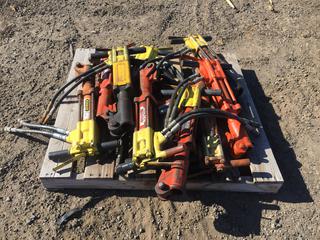 Pallet of Assorted Hydraulic Hammers (HIGH RIVER YARD)