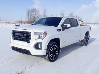 2021 GMC Sierra 1500 AT4 4X4 Crew Cab Pickup c/w Duramax 3.0L V6 Turbo Diesel, 10-Spd A/T, Backup Camera, Fully Loaded, Leather Seats, Onboard 4G LTE Wifi, Bose Sound System, Air Lift 1000HD Ride Control And 285/45R22 Tires. Showing 1899hrs, 121,952kms. VIN 1GTU9EETXMZ293169 (FORT SASKATCHEWAN YARD)