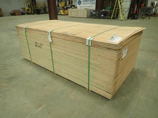 Qty Of (80) Sheets of 4ft X 8ft X 3/8in CSP Non Stamped Plywood (FORT SASKATCHEWAN YARD)