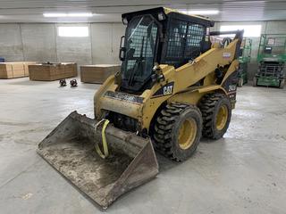 Cat 242B Skid Steer c/w 57 HP Cat 3024C-T, ISO Pattern, Auxiliary Hydraulics, High Flow, Vertical Lift, 12x16.5 Tires S/N CAT0242BABXM03718 (HIGH RIVER YARD)