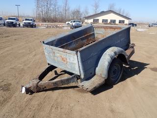 Fargo 79in X 58in 3ft Truck Bed Trailer w/ 1 7/8in Ball Hitch And P215/75R15 Tires. *Note: Floor Needs Replaced, No VIN*