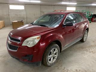 2010 Chevrolet Equinox LS SUV c/w 2.4L 4 Cyl., Auto, AC, 225/65R17 Tires, Showing 246,625 KMs, VIN 2CNALBEW8A6343728 *Note: Engine Light On, Idles/Drives Rough, Steering Grinds* (HIGH RIVER YARD)