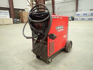 Lincoln Electric Power MIG 255XT 208/230V Single Phase MIG Welder c/w Parker Mig Gun and Ground Cable. SN U1100102601 (FORT SASKATCHEWAN YARD)