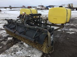 CAT BA25 Compact Loader Sweeper Attachment, S/N AW01277, Fits Cat 430 (HIGH RIVER YARD)