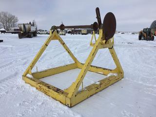 Single Cable Reel Stand, 8ft x 7ft x 80in, Unit #09535 (HIGH RIVER YARD)