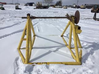 Single Cable Reel Stand, 8ft x 8ft x 58in, Unit #09538 (HIGH RIVER YARD)