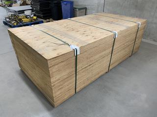 (60) Sheets of 4ft x 8ft x 1/2in Non Stamped 100% Douglas Fir Plywood (HIGH RIVER YARD)