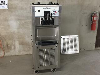 Spaceman Model 6240 Soft Serve Ice Cream Machine with 2 Hoppers, 220V 60hz Single Phase  (HIGH RIVER YARD)