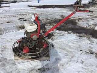 Allen 36in Power Trowel with 8 HP Honda Engine, S/N 015202-12073 (HIGH RIVER YARD)