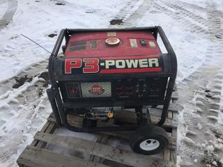 P3-Power Model GS5001 6000W Gas Generator (HIGH RIVER YARD)