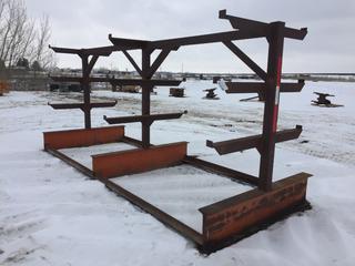 Steel Pipe Rack, 16ft L x 7Ft H x 6ft W (HIGH RIVER YARD)