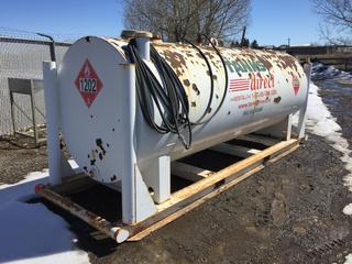 Large Double Wall Fuel Storage Tank, 167in x 52in x 68in (HIGH RIVER YARD)