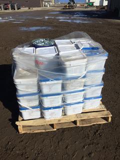 Pallet of Electrical Building Supplies c/w Single Jack Chains, Conduit/Pipe Clamps, Etc (HIGH RIVER YARD)