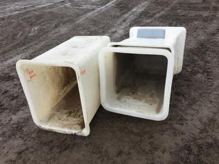 (3) Plastic Bins, 41in x 25in x 32in (HIGH RIVER YARD)