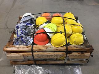 Pallet of Assorted Hard Hats and Respirators (HIGH RIVER YARD)