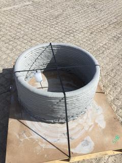 Concrete Firepit, 30in D x 15in  (HIGH RIVER YARD)