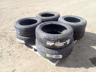 Qty of (8) Unused Tires Includes: (2) 205/65R15, (2) 205/55R16, (2) 215/65R16, (1) 205/50RF17 and (1) 245/45ZR20 (FORT SASKATCHEWAN YARD)