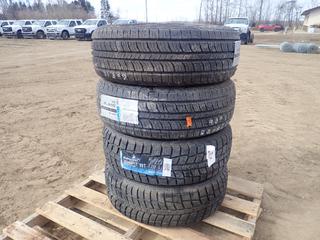 (2) Unused Black Lion Winter Tamer W507 225/60R17 Tires c/w (2) Unused Kumho Road Venture APT 235/60R17 Tires (FORT SASKATCHEWAN YARD)