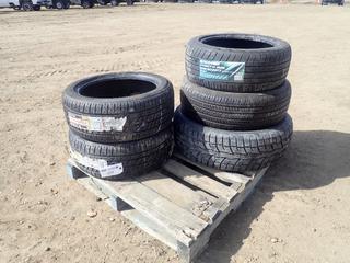 Qty of (5) Unused Tires Includes: (2) 235/45RF18, (1) 205/50ZR17, (1) 235/60R17 and (1) 265/70R17 (FORT SASKATCHEWAN YARD)