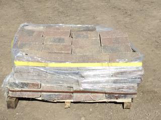 Pallet of Patio Stone, 10in x 8in x 2-1/2in, Approximately (100) (HIGH RIVER YARD)