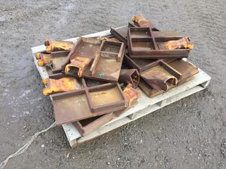 Pallet of Custom Made Tamper Attachments (HIGH RIVER YARD)