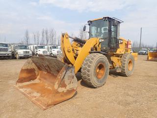 2014 Caterpillar 938K Wheel Loader c/w Model C7.1 Diesel Engine, 4-Spd, AC/Heater, Backup Camera, CAT 9ft Bucket And 20.5R25 Tires. Showing 22,692hrs, 119,135kms. PIN CAT0938KCXXT00672