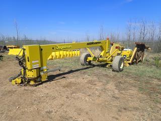 Degelman SA1820 Offset Hitch c/w PTO, Degelman Rev 1500 Flex-Wing Rotary Mower/Cutter, SN RC1851, Degelman Model 501800 One Pass Herbicide System, SN LF1016 And 16.5L-1616L Tires *Note: Buyer Responsible For Loadout* *Controller and Copy Of Manual Available At Office*