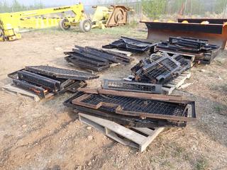 Qty Of Assorted Dozer Brush Guards *Note: Incomplete Sets*