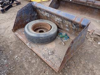 56in Skid Steer Bucket **THIS ITEM IS LOCATED @ 1 SUNSET BOULEVARD**