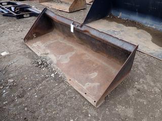 78in Skid Steer Bucket *Note: Damaged* **THIS ITEM IS LOCATED @ 1 SUNSET BOULEVARD**