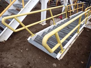 110in X 40in 8-Step Industrial Stairs **THIS ITEM IS LOCATED @ 1 SUNSET BOULEVARD**