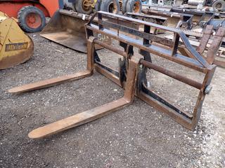 4ft Wheel Loader Forks **THIS ITEM IS LOCATED @ 1 SUNSET BOULEVARD**