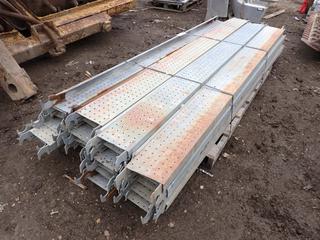 Qty Of (26) 122in X 9in Scaffold Planks **THIS ITEM IS LOCATED @ 1 SUNSET BOULEVARD**