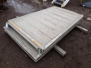 (2) 8ft X 5ft Aluminum Platforms **THIS ITEM IS LOCATED @ 1 SUNSET BOULEVARD**