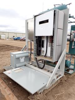 Thermon Electric 2550-HC-C 208-120V 3-Phase Skid Mtd. Heat Tracing Monitoring Control Panel c/w Enviro-Guard CD3C0045 45kva 3-Phase Dry-Type Transformer And 7ft X 5ft Skid. **THIS ITEM IS LOCATED @ 1 SUNSET BOULEVARD**