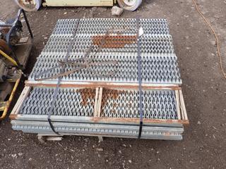 Qty Of (31) Slip Resistant Grating Pieces **THIS ITEM IS LOCATED @ 1 SUNSET BOULEVARD**