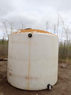 100in Water Storage Tank, Approx. 9.5ft Diameter **THIS ITEM IS LOCATED @ 1 SUNSET BOULEVARD**